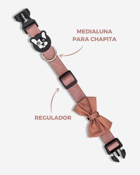 Collar con Moño VULKAN Mocca